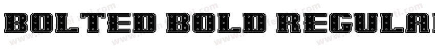 Bolted Bold Regular字体转换